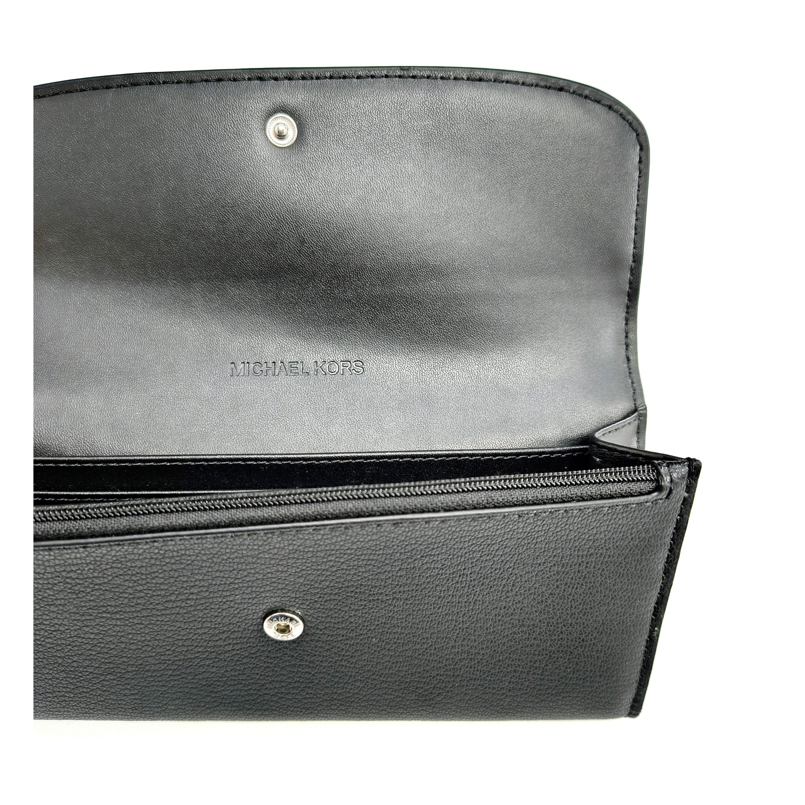 Michael Kors Black Leather Wallets
