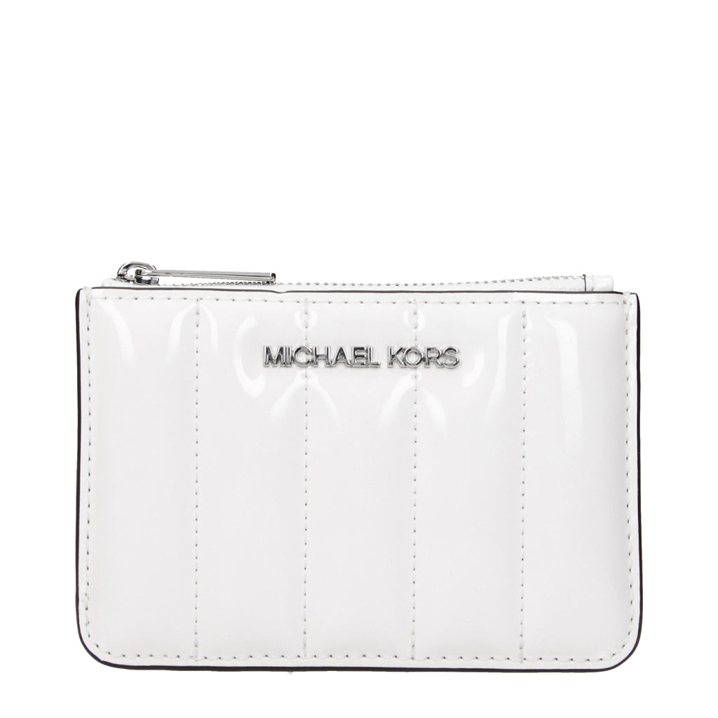 Michael Kors White Leather Wallets
