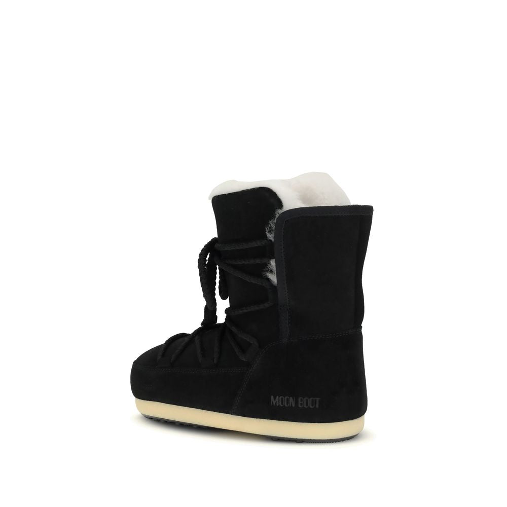 Moon Boot Suede and shearling Ankle Boots