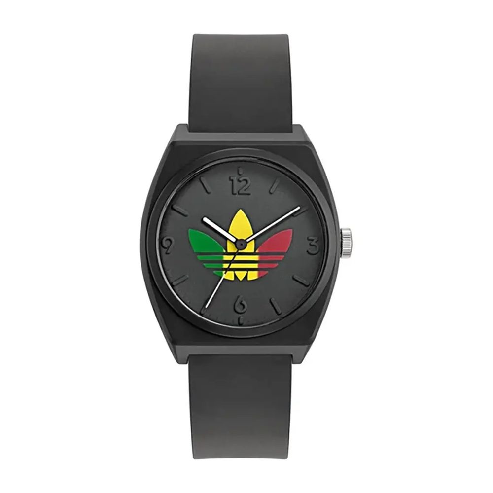 Adidas Black Synthetic Dress Watch