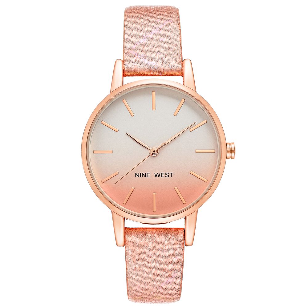 Nine West Multicolor Leather Dress Watch