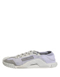 Dolce & Gabbana White Lace Up Low Top NS1 Sneakers Men Shoes