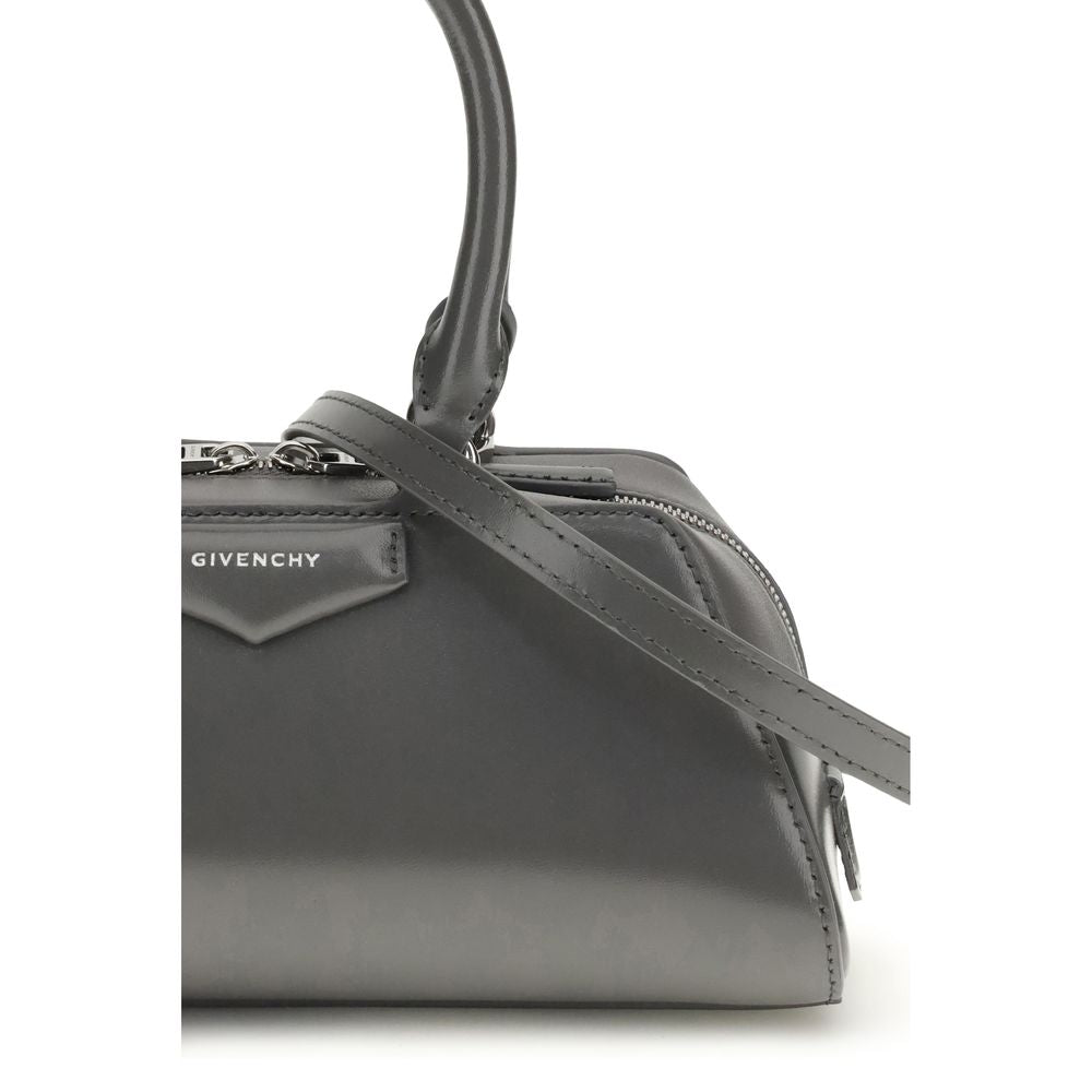 Givenchy Gray Calf Leather Bos Taurus Shoulder Bag