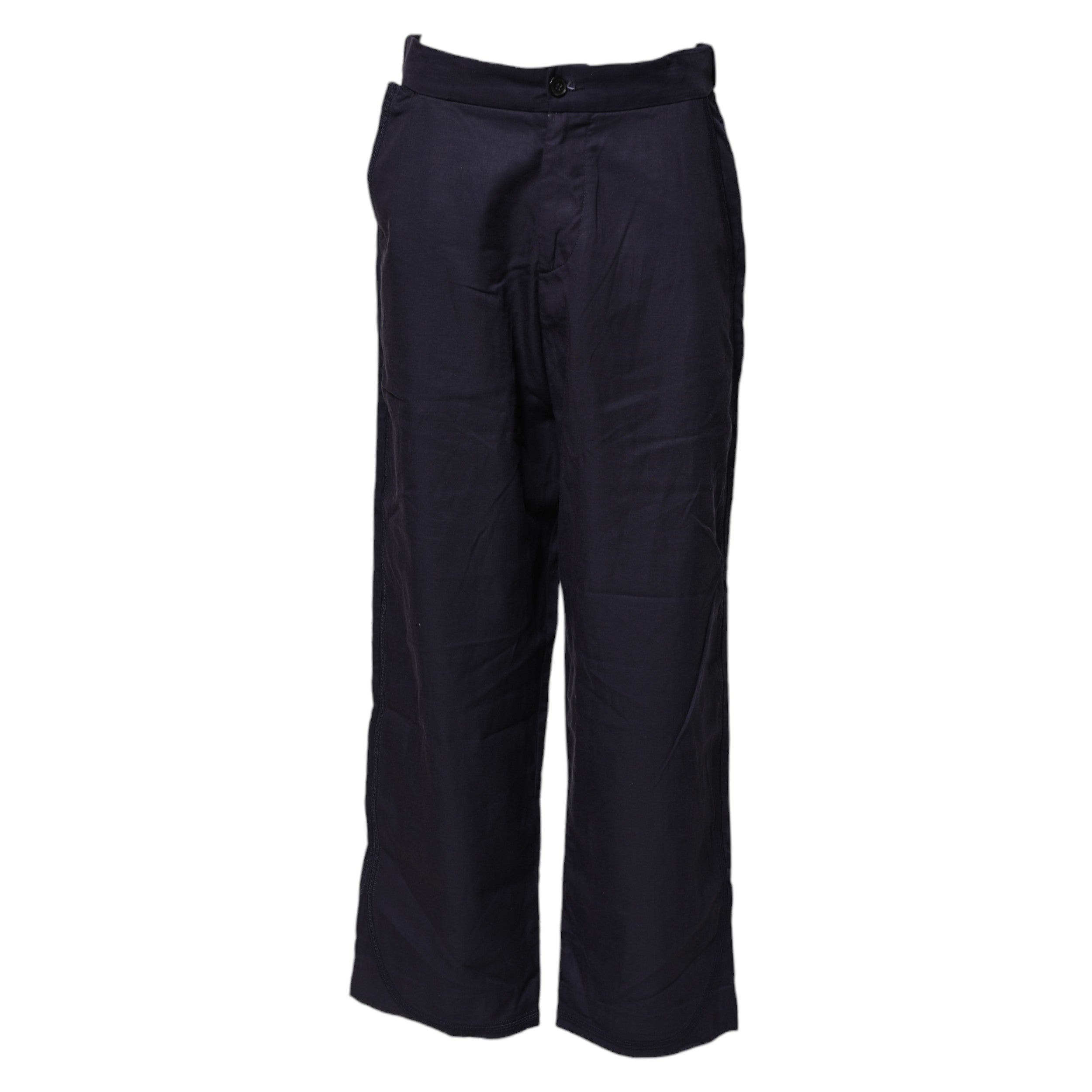 Levi's Navy Blue Straight High Waist Chino Casual Trouser Pants