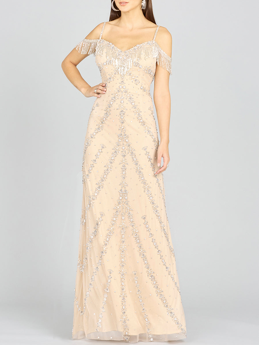 Candy Beaded Gown - 9980 | OUTLET