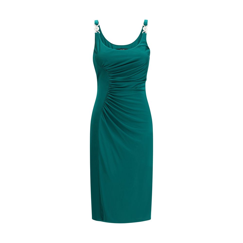 Versace Bicolor Viscose Casual Dress