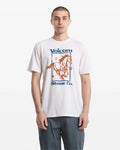 Volcom Giddy Up Off White Heather S/s Shirt