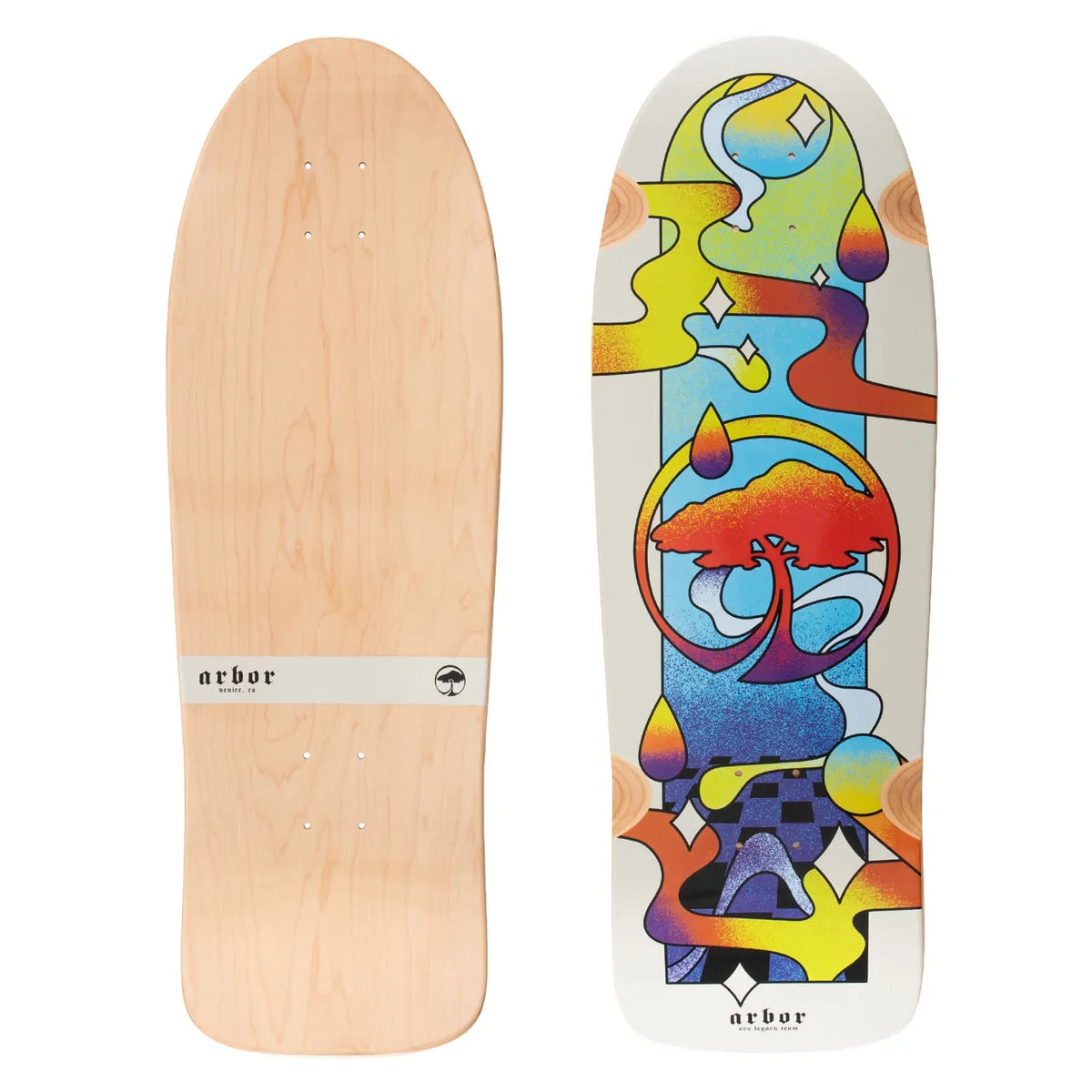 Arbor Team Legacy Oso Tripped Cruiser Deck - 10″ Multi