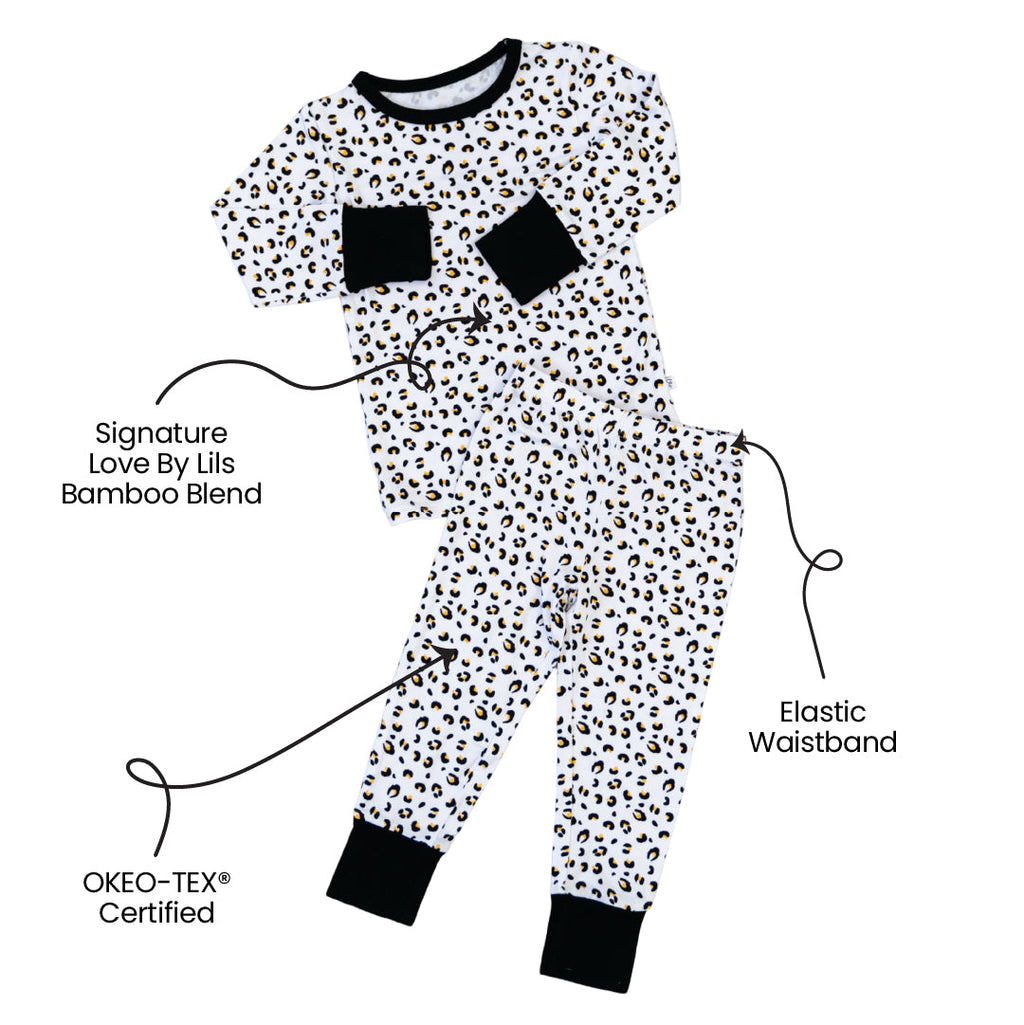 Allie Leopard Bamboo 2-Piece Long Sleeve Set