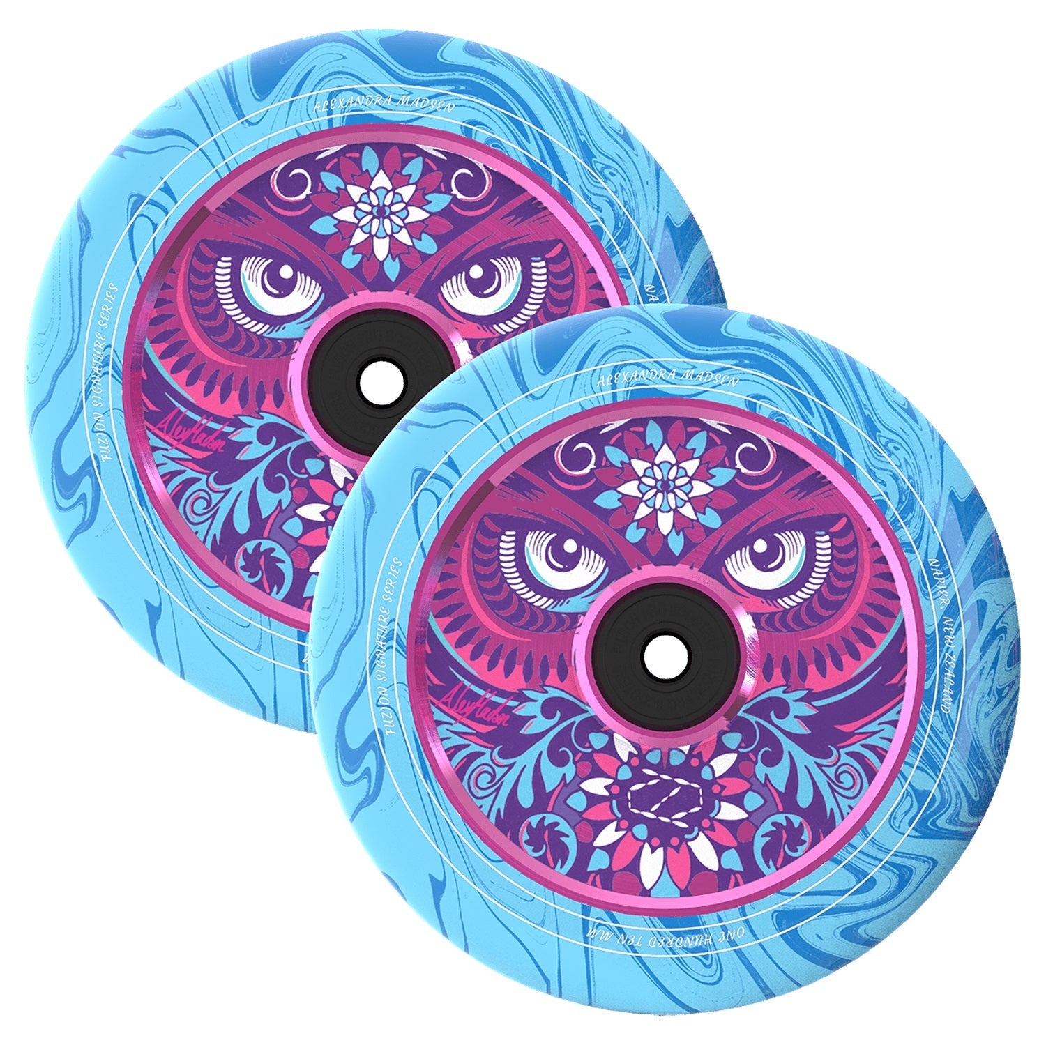 Fuzion Hollowcore Wheels 110mm - Alexandra Madsen Signature (Pair)