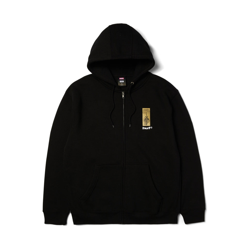 HUF x Marvel Spider-Man Arachknight FZ Hoodie - Black