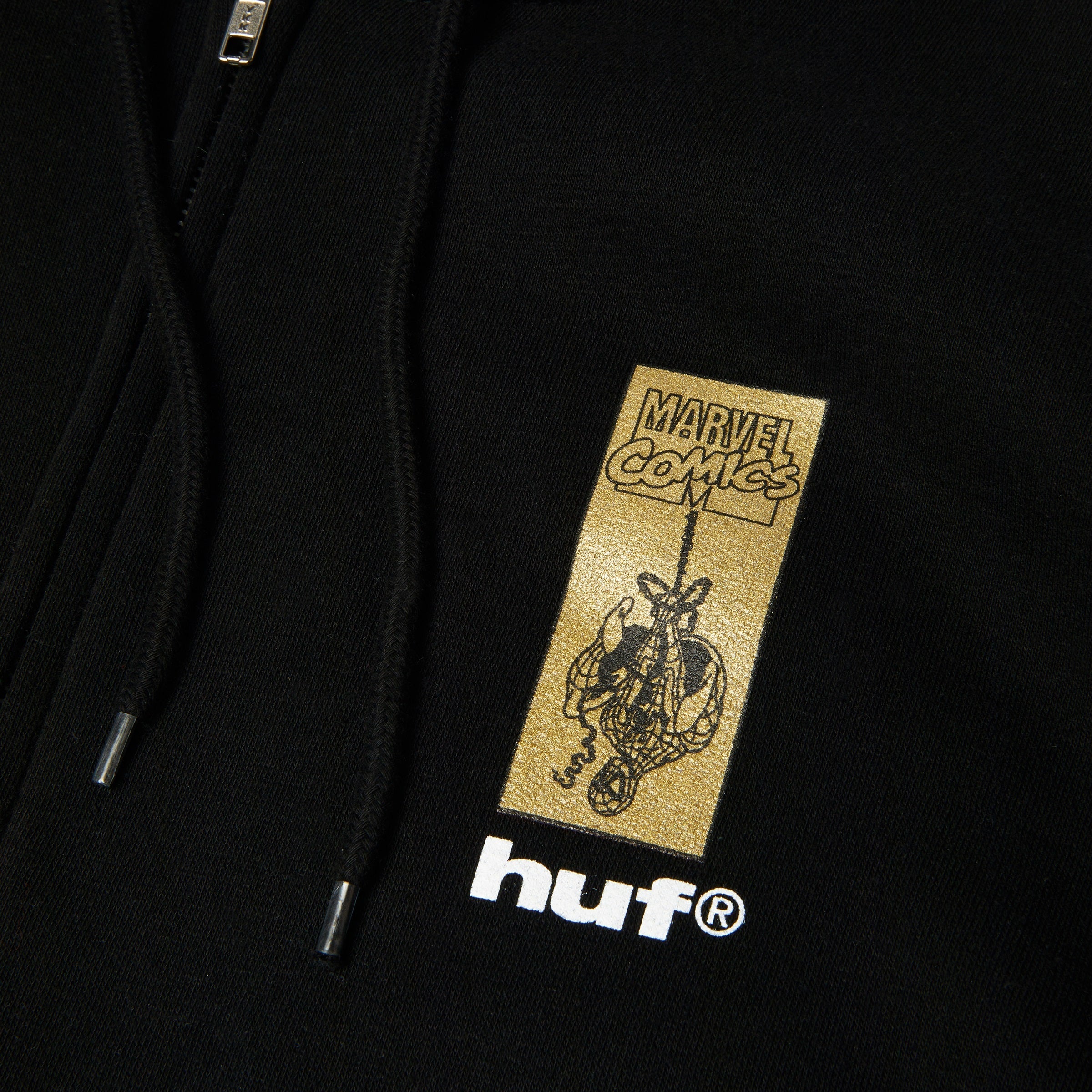 HUF x Marvel Spider-Man Arachknight FZ Hoodie - Black