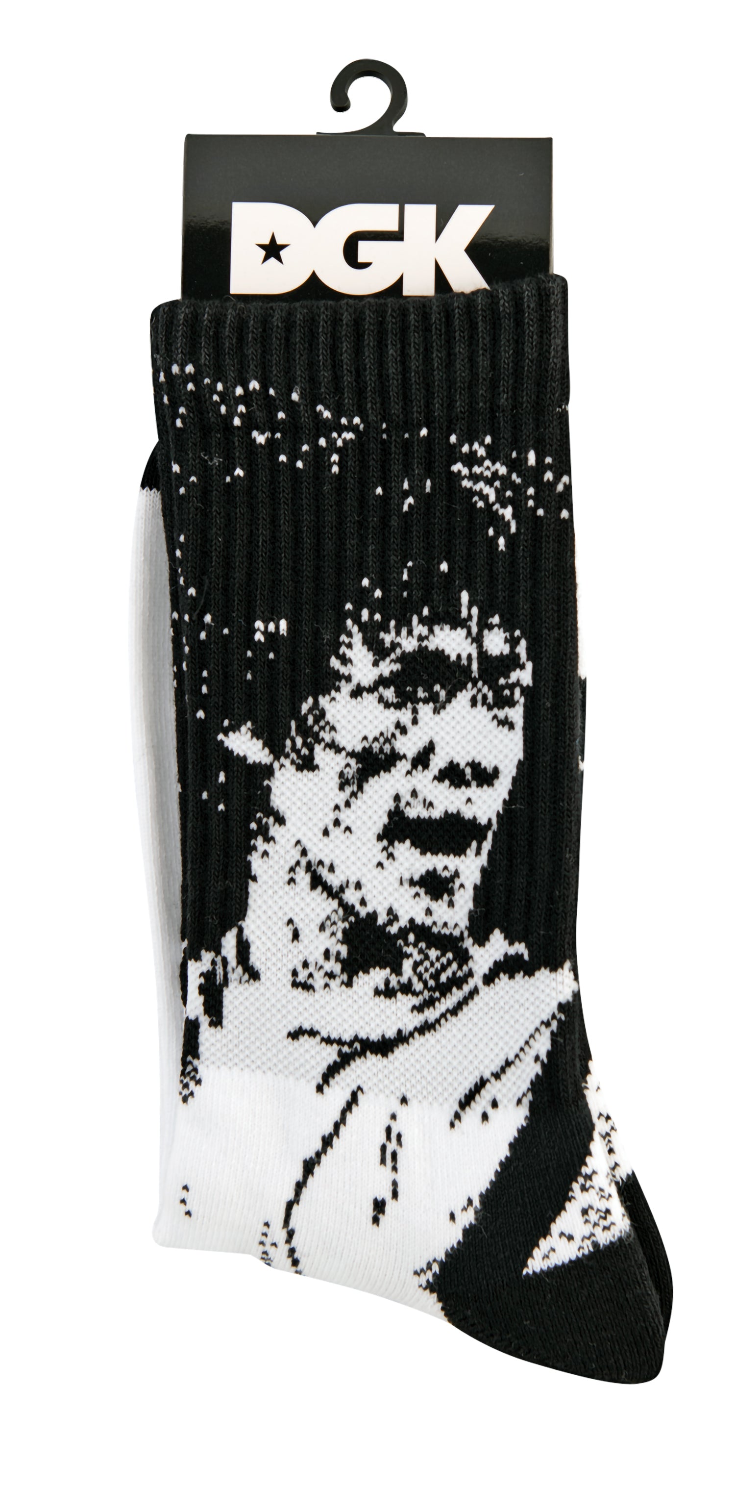 DGK x Bruce Lee Impact Socks - White