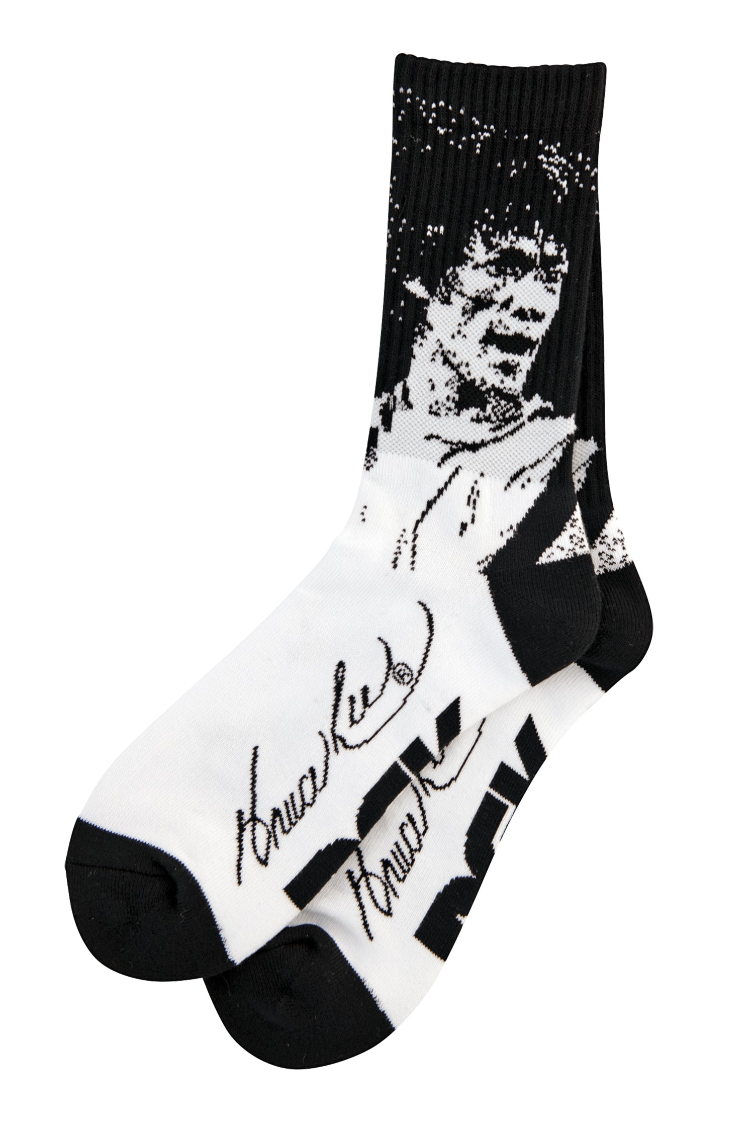 DGK x Bruce Lee Impact Socks - White