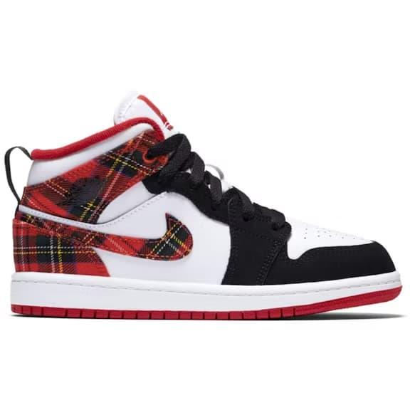 Jordan 1 Mid Plaid (PS)