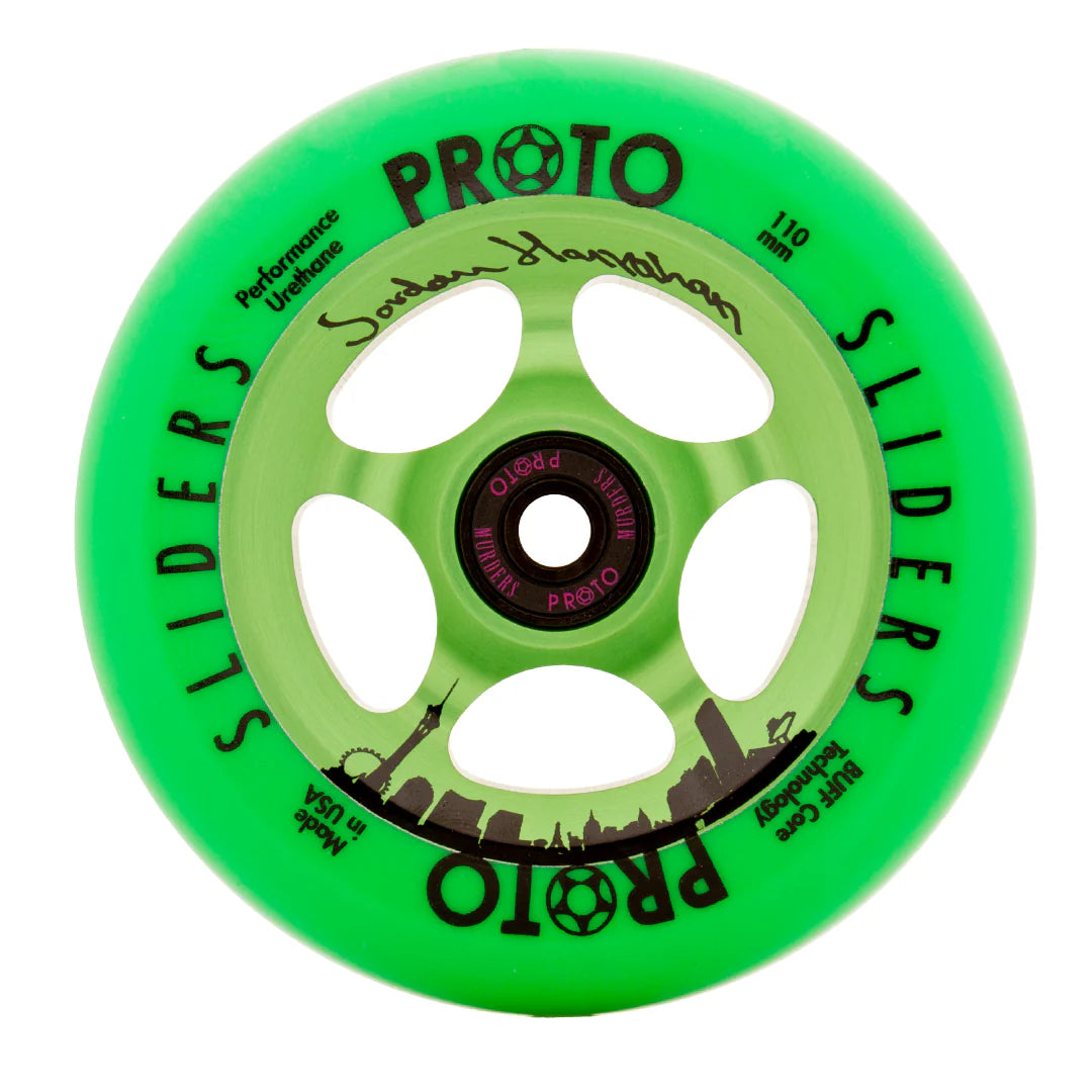 Proto ″$in City″ Sliders Wheels 110mm - Jordan “J-Money” Hanrahan Signature (Pair)