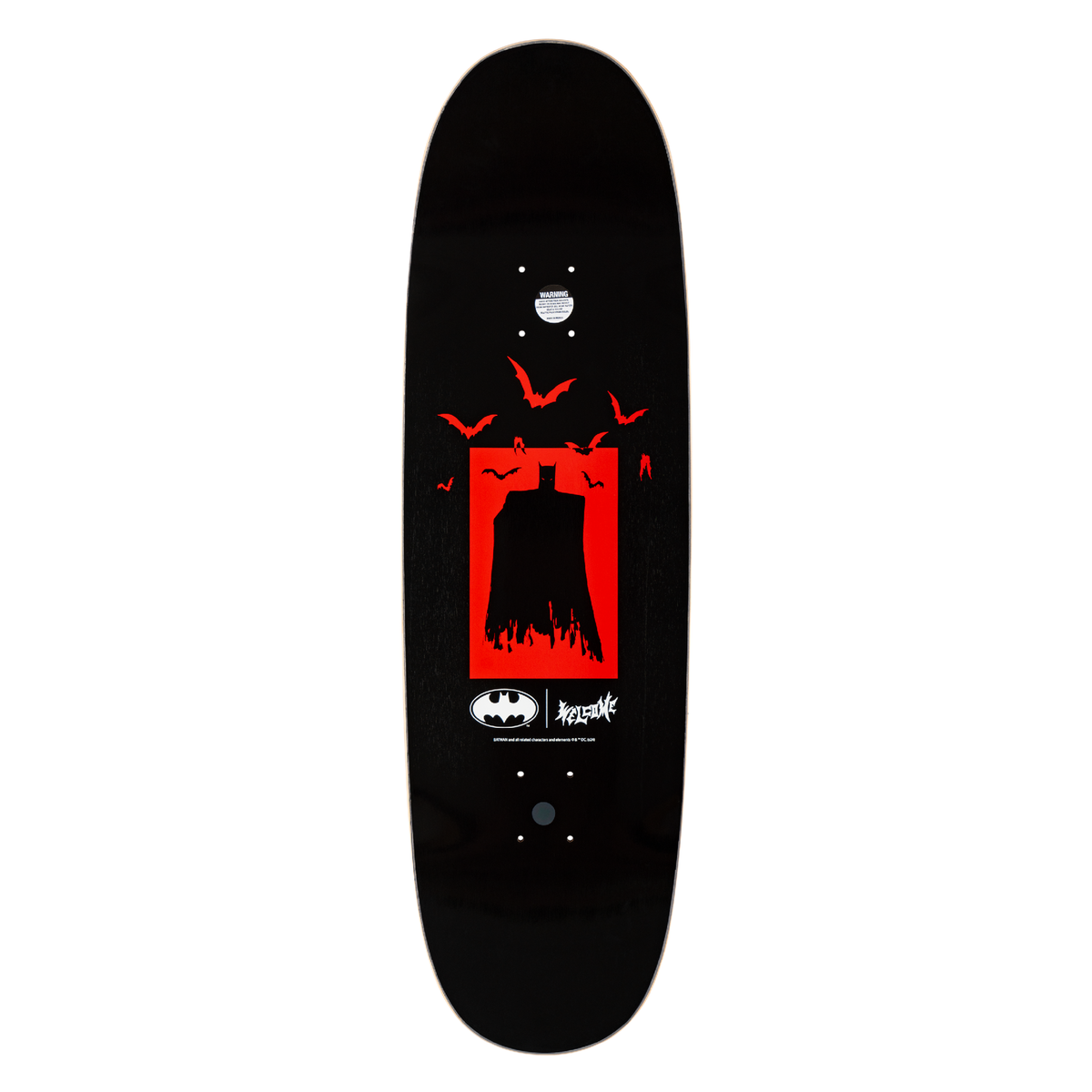 Welcome x Batman Bat Flames on Boline 2.0 Deck - 9.5″ Black