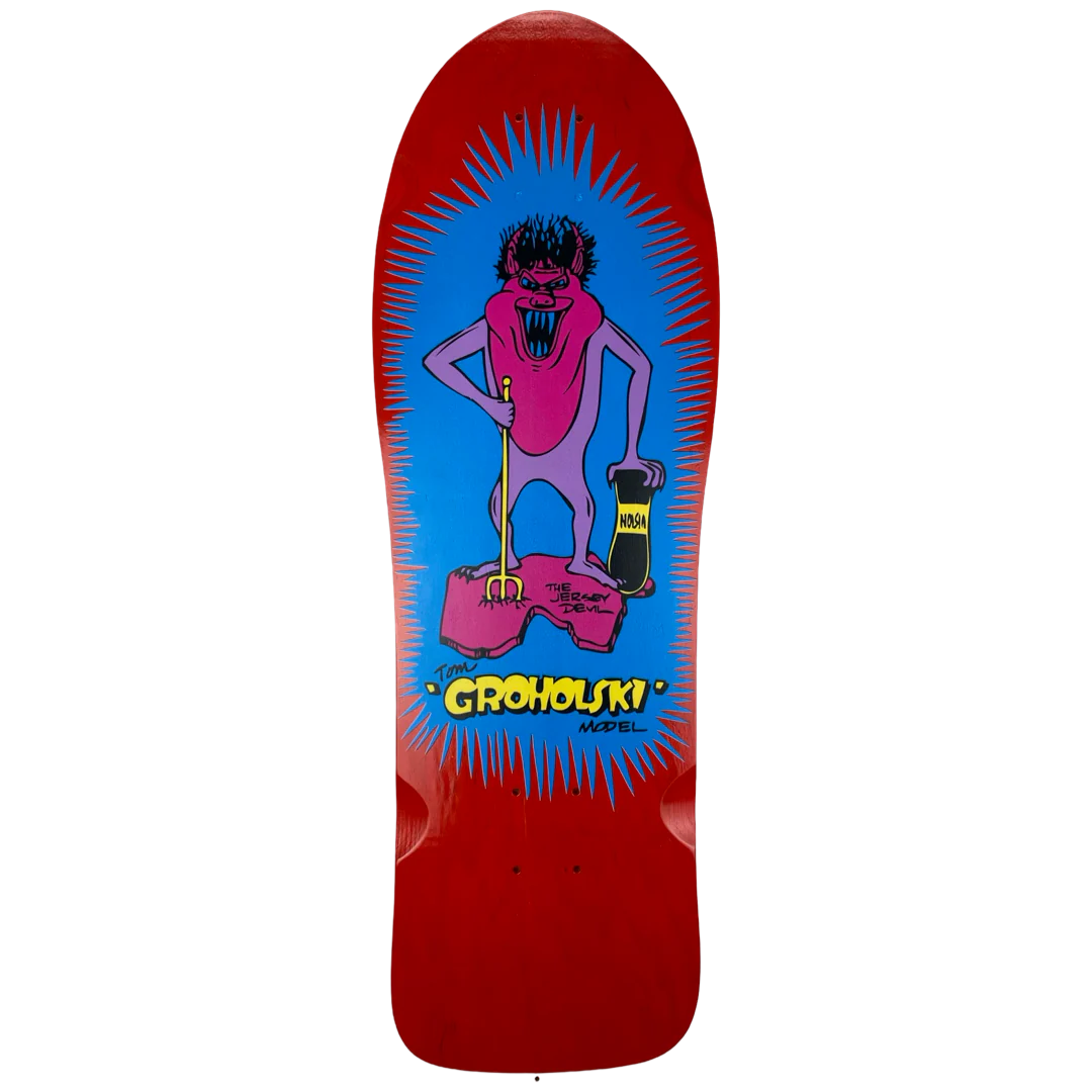 Vision Groholski Jersey Devil Deck - 9.5" Red Tint