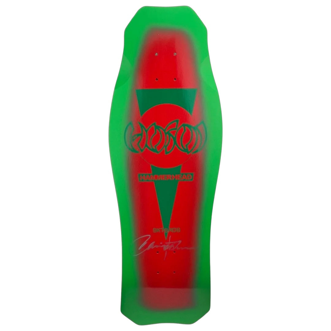 Hosoi O.G. Hammerhead Signed & Numbered Skateboard Deck - 10.5″ Christmas Red
