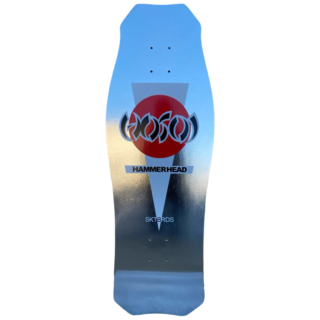 Hosoi O.G. Hammerhead Limited Colorway Skateboard Deck - 10.5″ Silver Foil