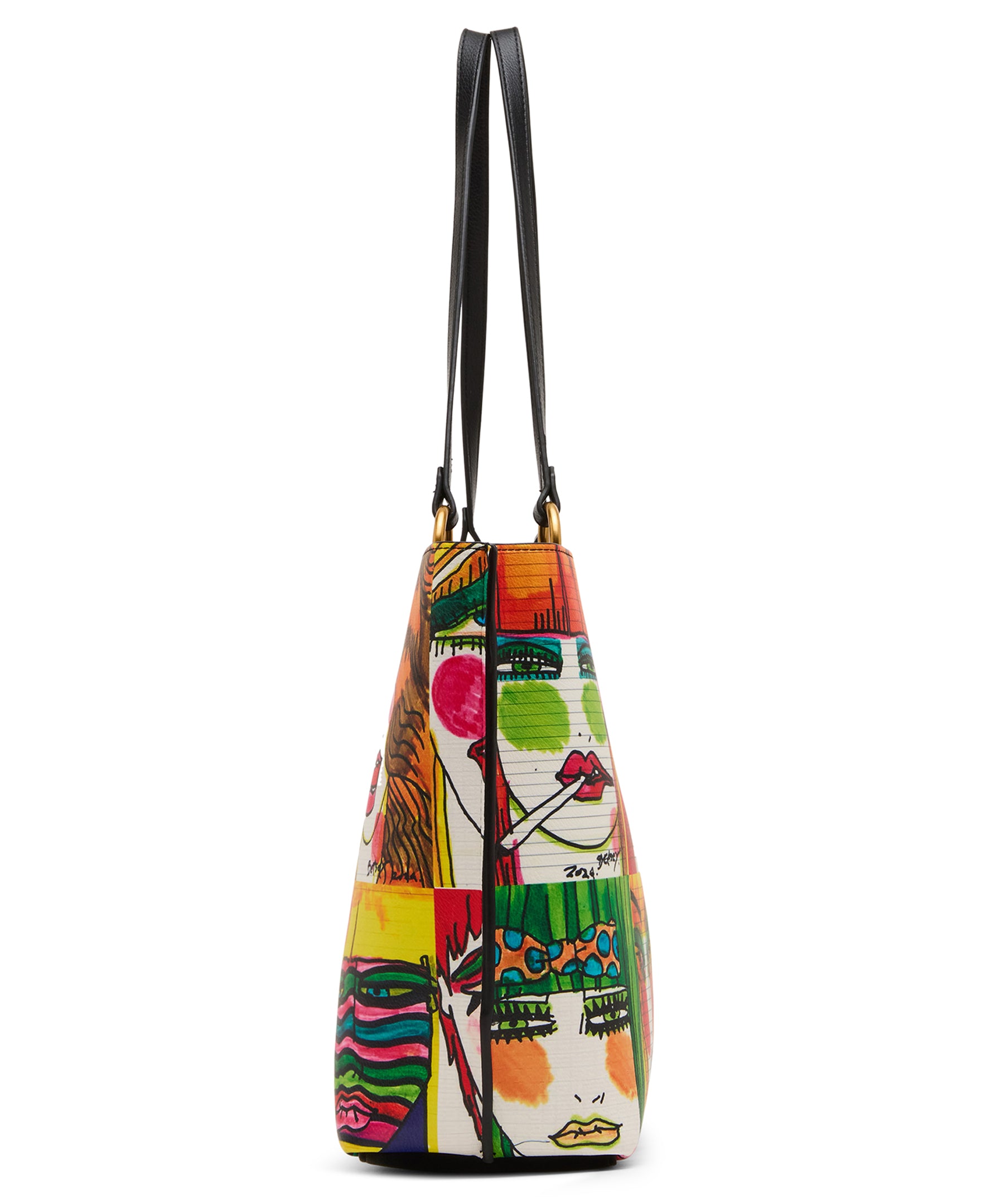 Betsey Johnson Faces Tote Multi