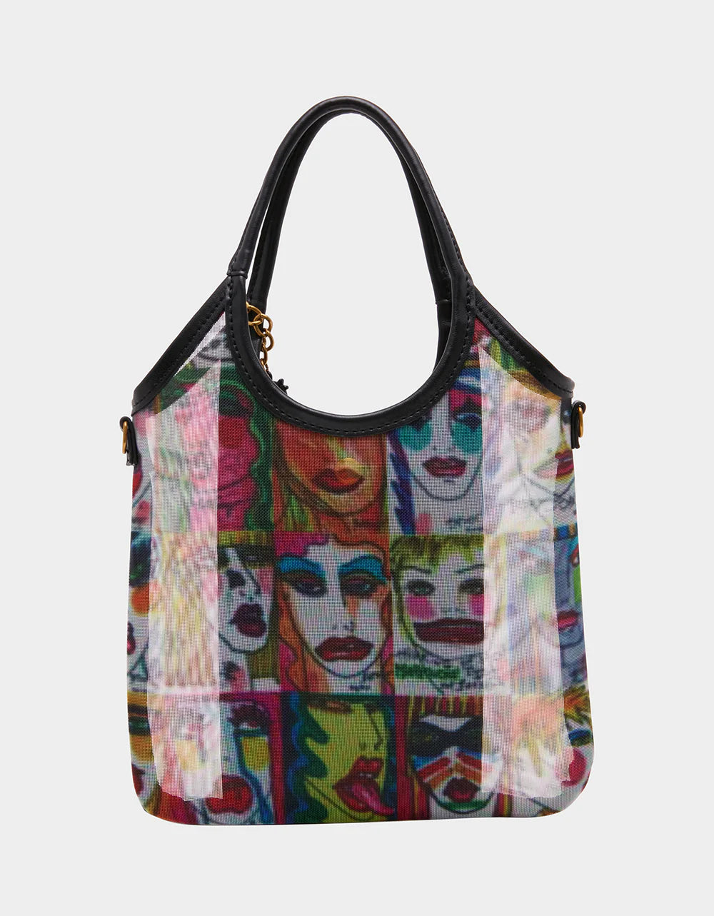 Betsey Johnson Faces Mini Mesh Bag