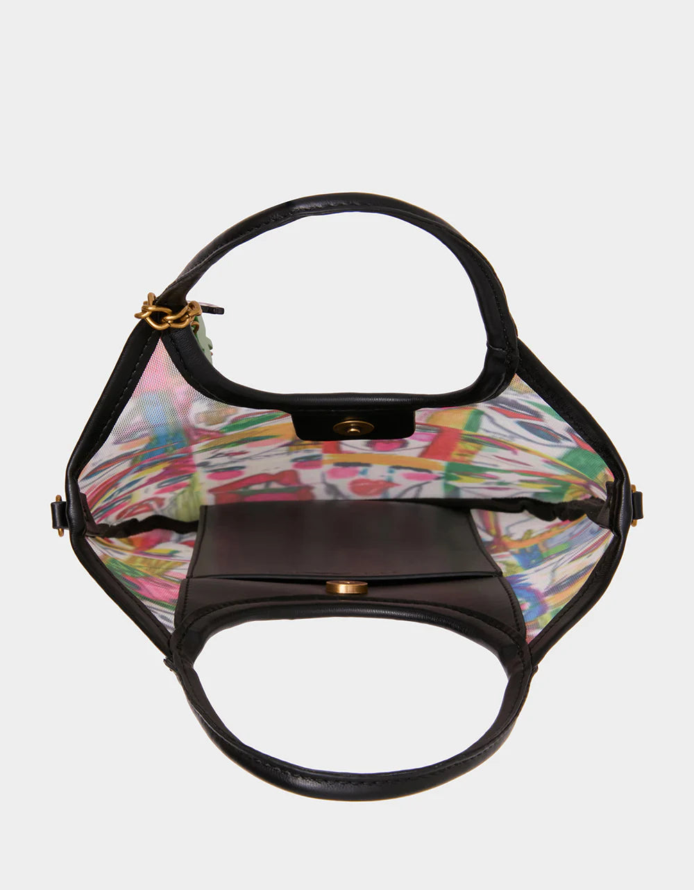 Betsey Johnson Faces Mini Mesh Bag