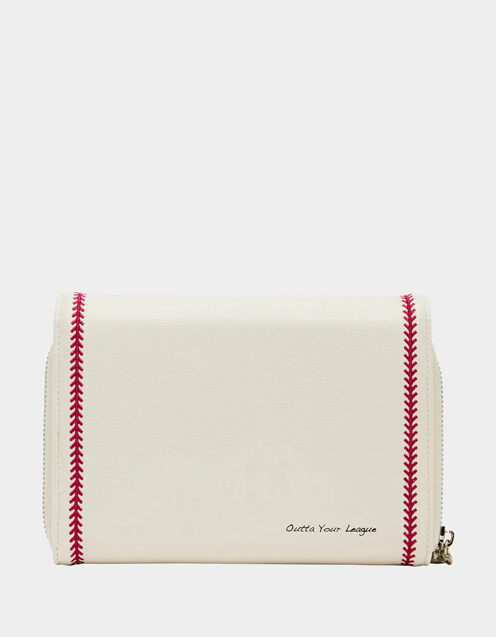 Betsey Johnson Grand Slam Wallet On Chain Cream
