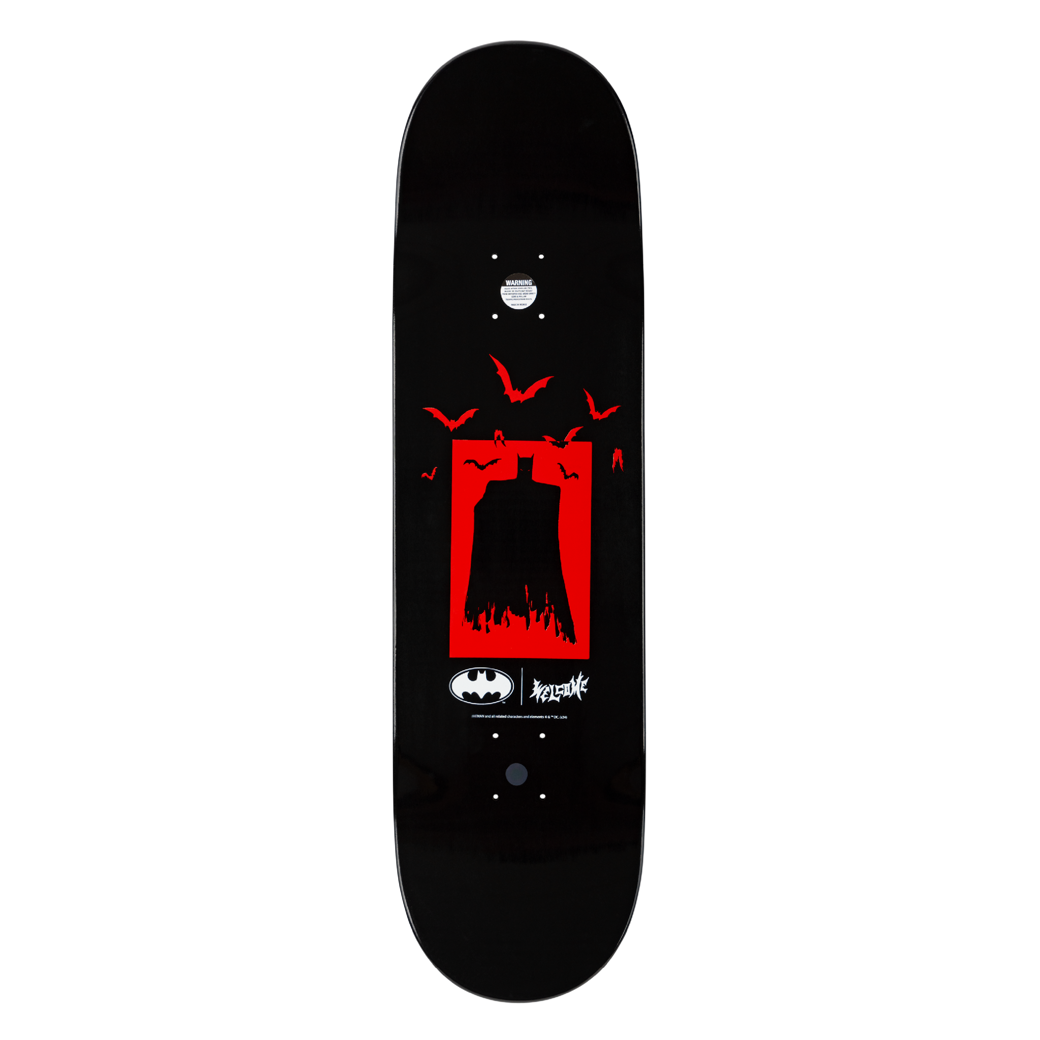Welcome x Batman Batmonster on Popsicle Deck - 8.75″ Black