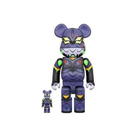 Bearbrick Evangelion Unit 13 (New Paint Version) 100% & 400% Set