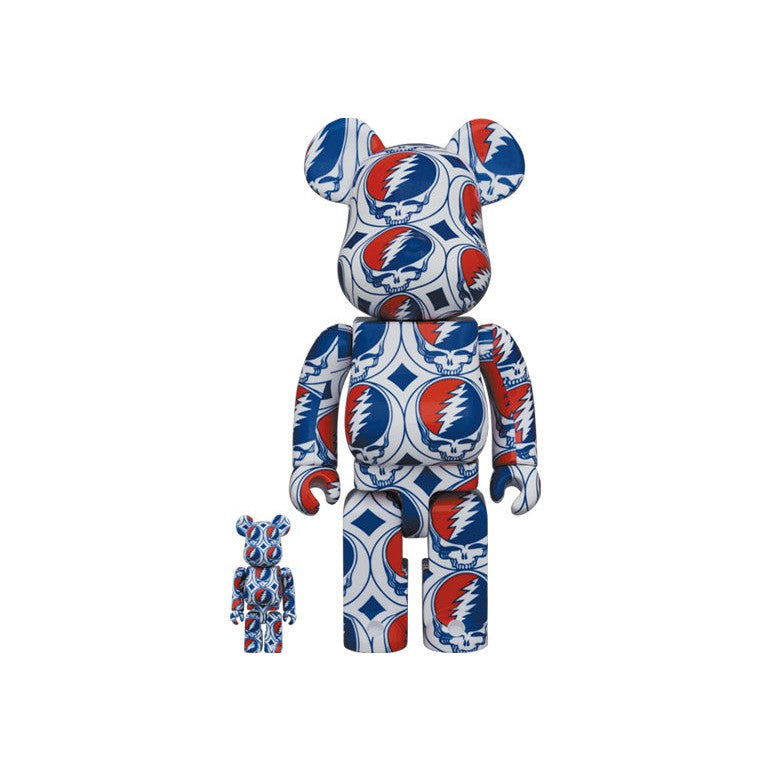 Bearbrick x Grateful Dead (Steal Your Face) 100% & 400% Set