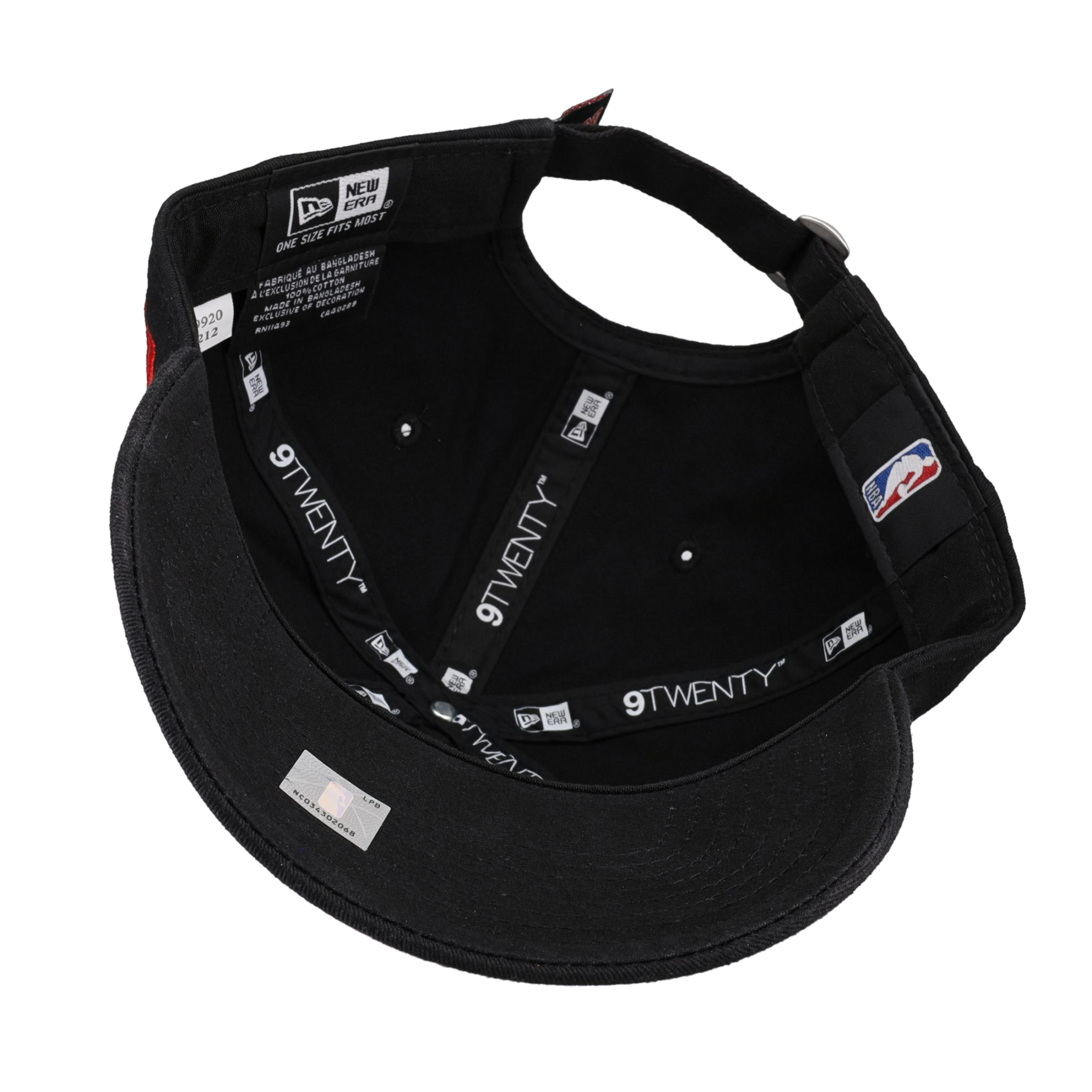 Chicago Bulls New Era 9Twenty Adjustable Hat (Black)