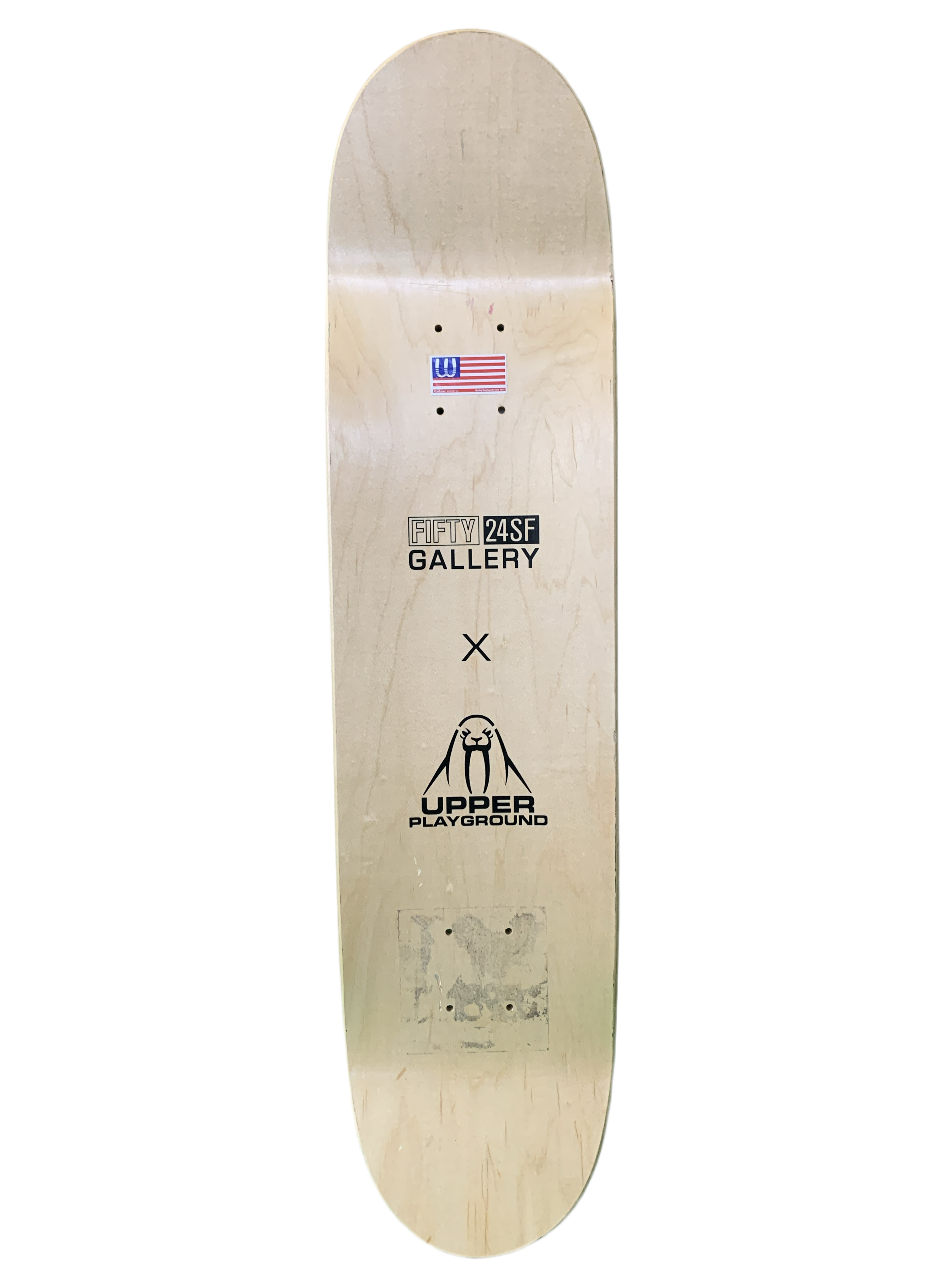 Fifty 24SF Gallery x Upper Playground Sam Flores 7.6" Classic Skateboard Deck