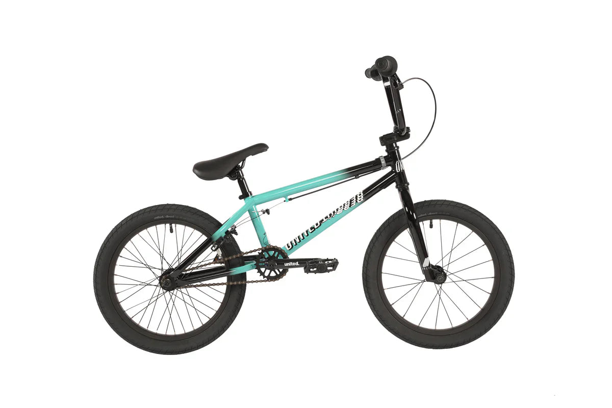 United Recruit 16″ Complete BMX Bike - Aqua Fade