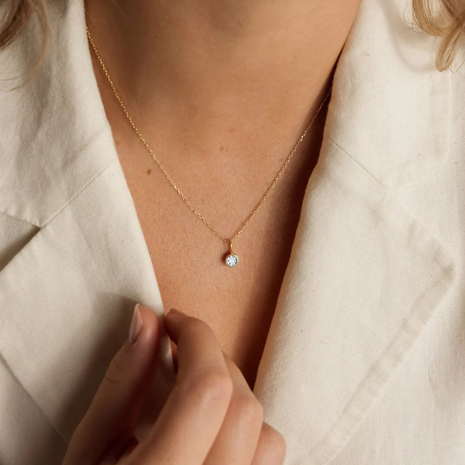 Lumière Birthstone Necklace Month & Zodiac Collection