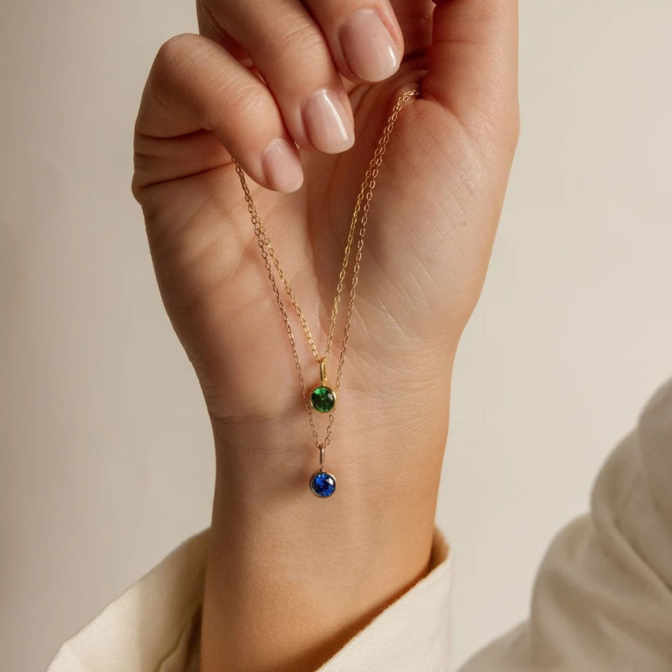 Lumière Birthstone Necklace Month & Zodiac Collection