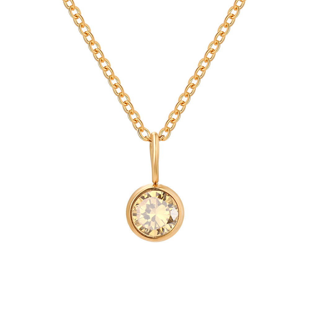 Lumière Birthstone Necklace Month & Zodiac Collection