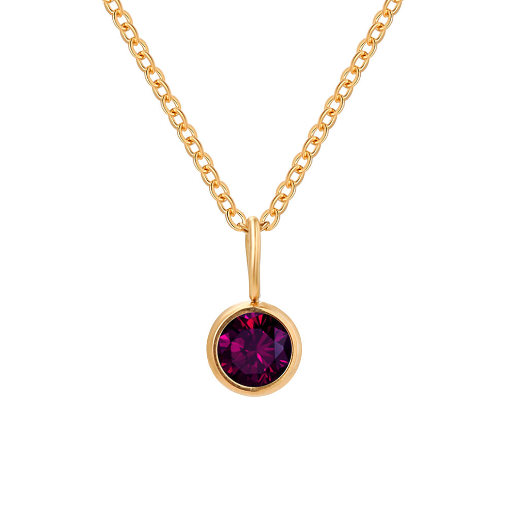 Lumière Birthstone Necklace Month & Zodiac Collection
