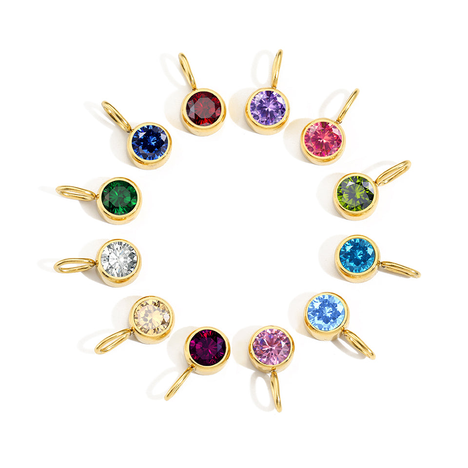Lumière Birthstone Necklace Month & Zodiac Collection