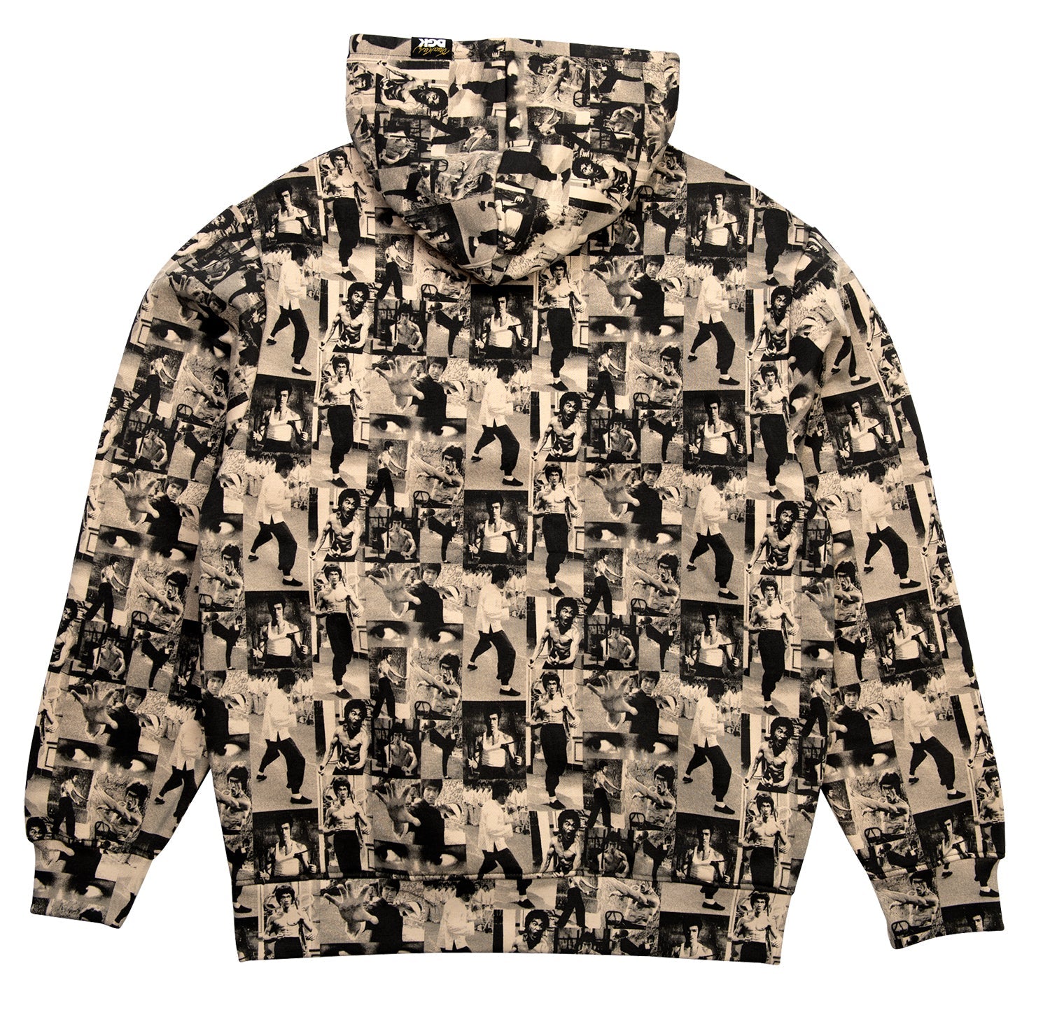 DGK x Bruce Lee Collage Hooded Fleece - Tan
