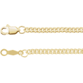 14K Gold-Filled Curb Chain Necklace, 2.25 mm