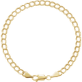 Chaîne Élégante 14K Gold Curb Bracelet