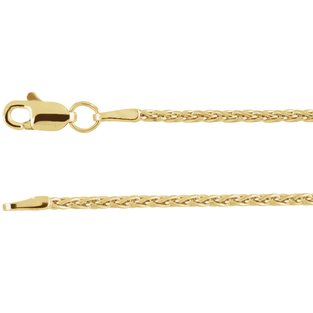 Éternité Wheat Chain GC 1.5 mm 7" Chain