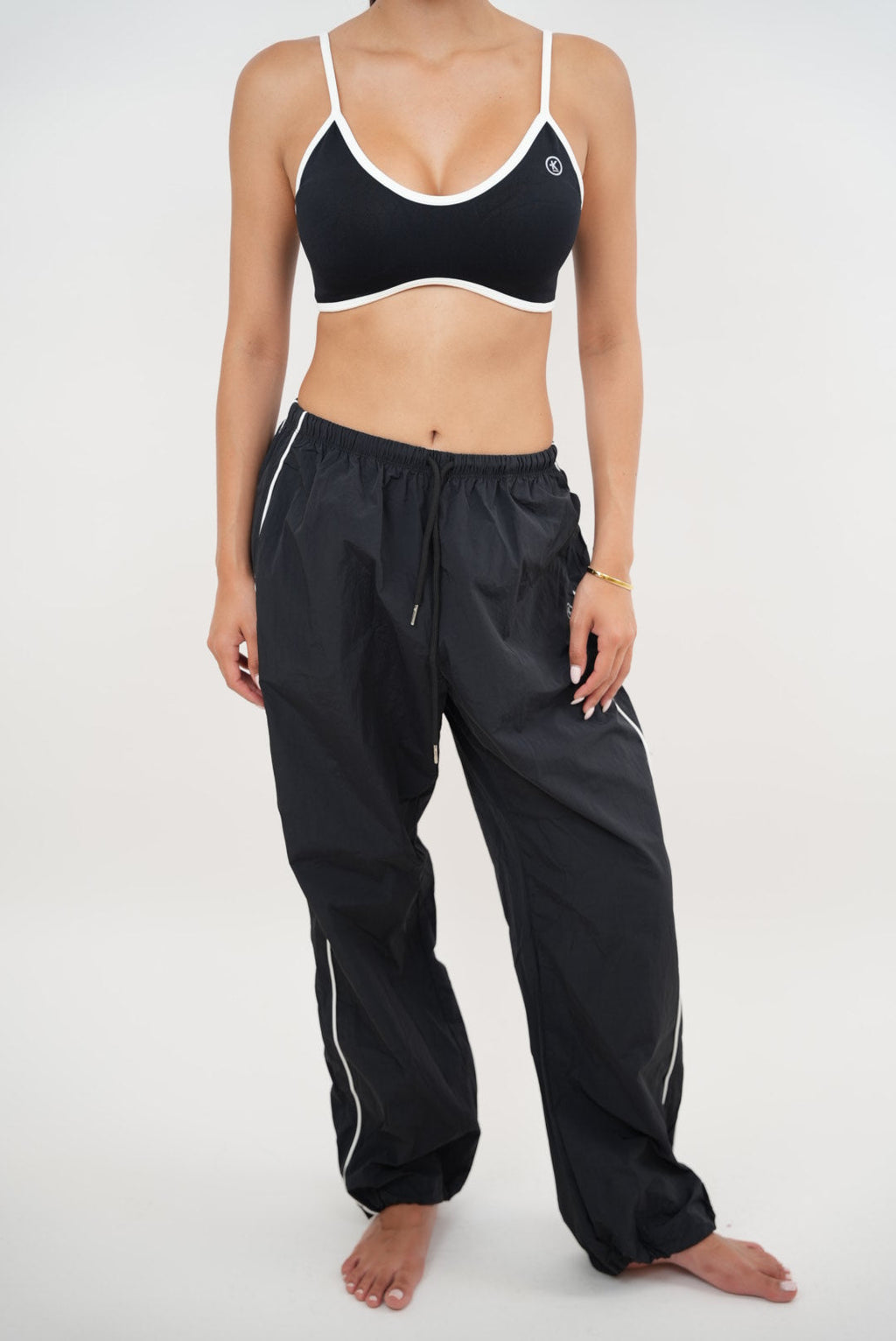 I Accept Change with Grace Black Versatile Relaxed Fit Pant