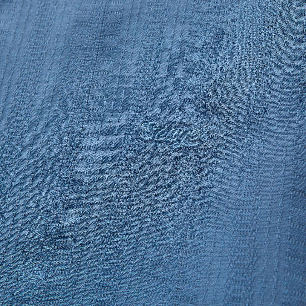 Seager Caldera Faded Denim S/s Button Up Shirt
