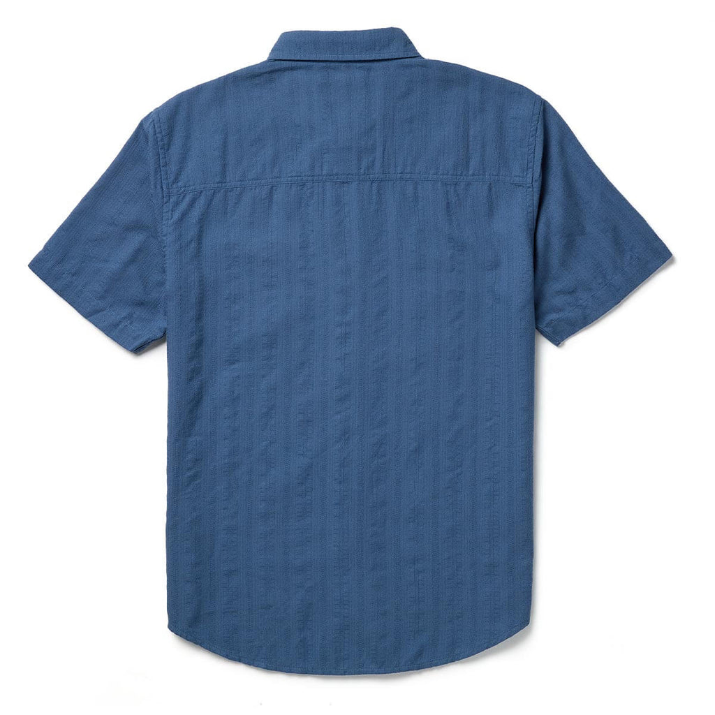 Seager Caldera Faded Denim S/s Button Up Shirt
