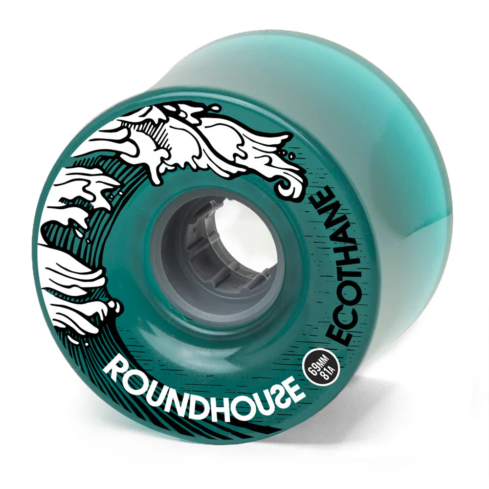 Carver Roundhouse Eco-Con Wheels 69mm 81a - Aqua (Set of 4)