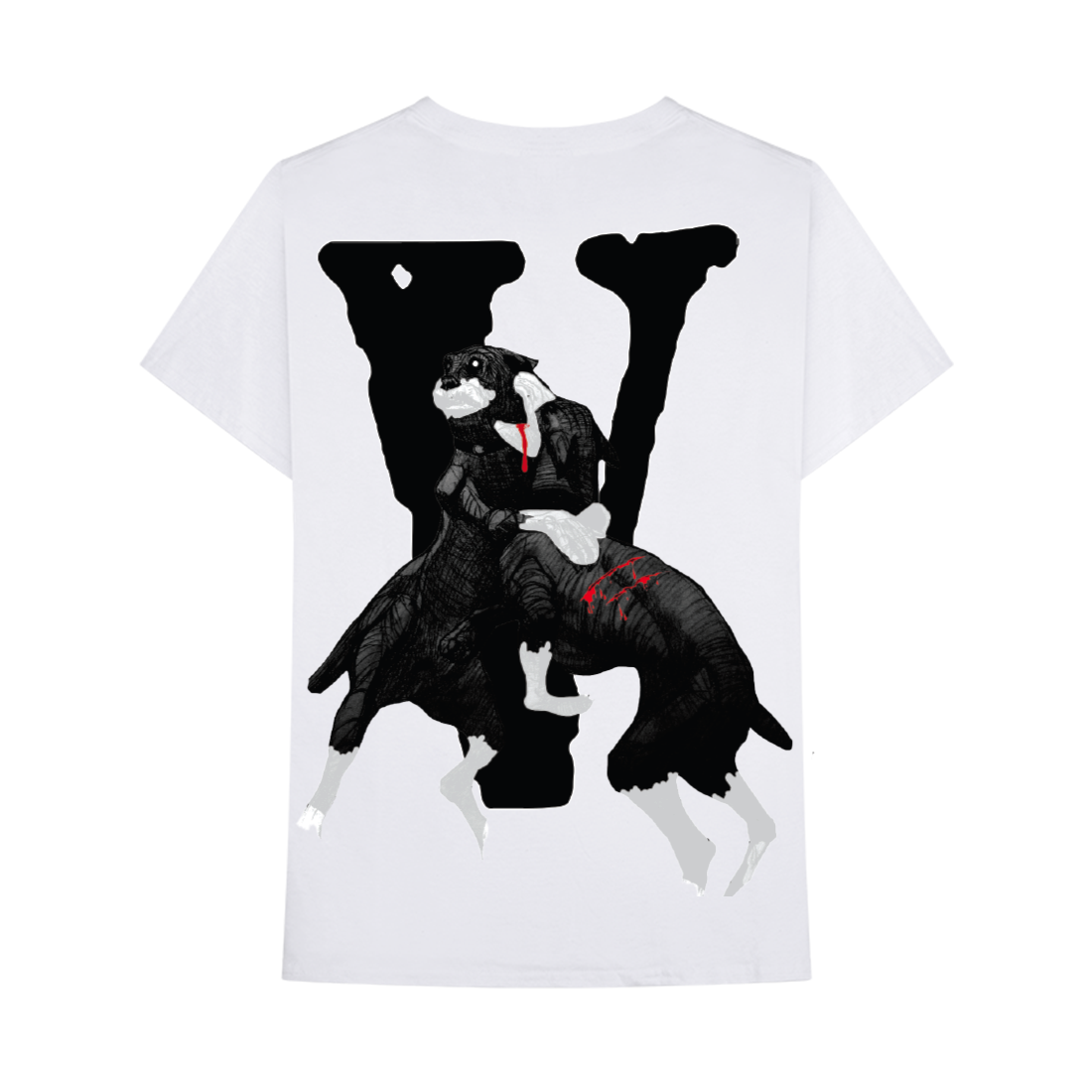 City Morgue x Vlone Dogs Tee White