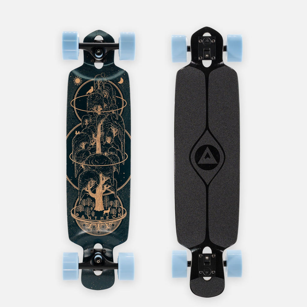 Pantheon Ember Classic Yggdrasil Graphic Longboard Complete - 34.4"
