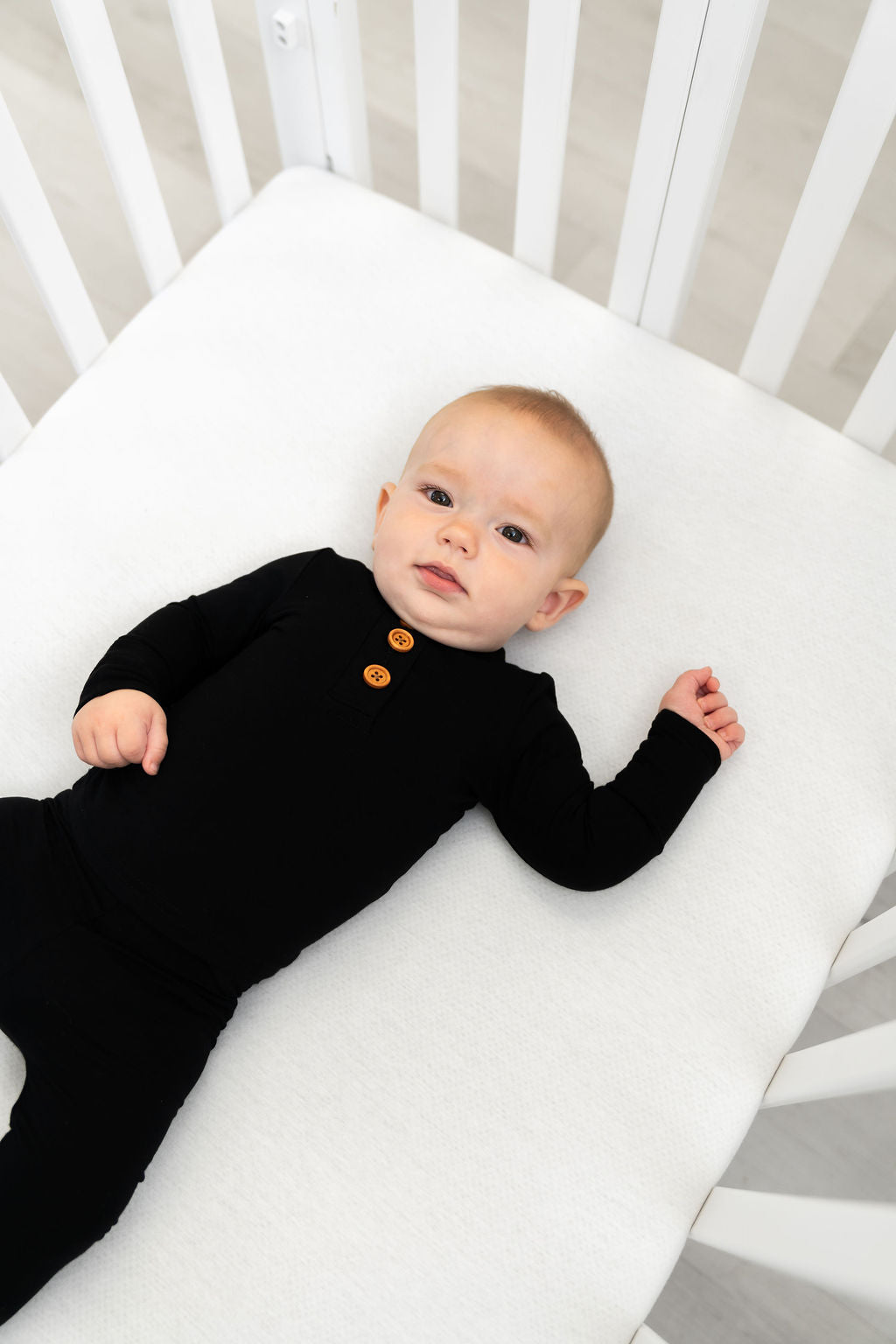 Black Infant 2-Piece Bamboo Set